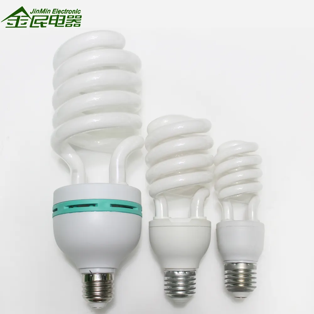 Factory Price Energy Saving & Fluorescent half spiral 85w 3000k electric light bulbs energy saving bulb