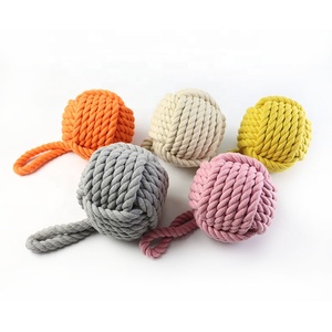 Home Decoration Fabric Weighted <strong>Door</strong> Draft Stopper Decor Rope <strong>Knot</strong> Doorstop - Product Image 1