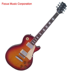 Instrumento musical Cherry <span class=keywords><strong>Sunburst</strong></span> flameado guitarra eléctrica 39 "guitarras eléctricas - Product Image 3