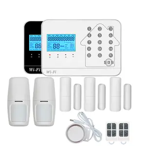 Hogar Inteligente seguridad tuya negocio de 3G GSM WIFI PSTN sistema de alarma Central de Alarme tuya de sensor