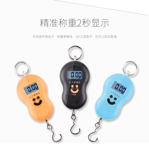 Bilancia pesapersone ad alta precisione funzione di peso digitale delle celle di carico ABS + acciaio inossidabile elettronico digitale da viaggio Mini 50KG portatile