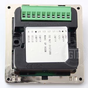 Système de sonnette tactile DND avec cadre en alliage de zinc intégré pour hôtel intelligent 12V DC - Product Image 4
