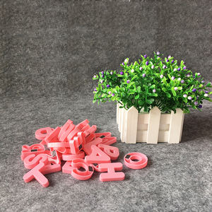 Señales de evacuación magnéticas OEM, letras de plástico con números y letras del alfabeto, magnéticas, rosas, eva - Product Image 2