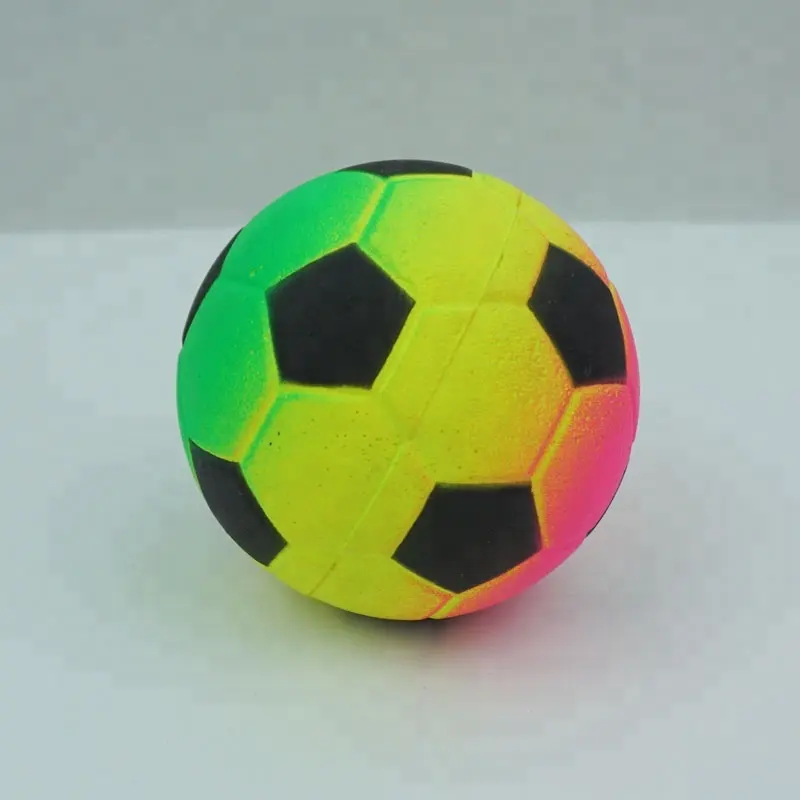 Neon Kleur Voetbal Vorm Rubber Materiaal Back Up Bal