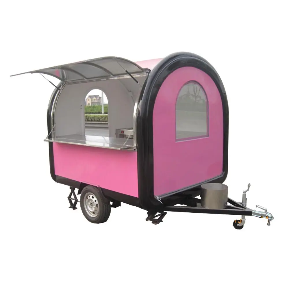 Concession Trailer Mobile Kitchen Hot Dog Cart/ Coffee Cart fruit/orange juice bar kiosk