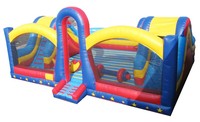Terrain de jeu interactif gonflable Fun City pour enfants et adultes