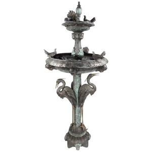 <span class=keywords><strong>Fontaine</strong></span> <span class=keywords><strong>d</strong></span>'eau en bronze artisanale en métal antique de <span class=keywords><strong>grande</strong></span> taille pour la <span class=keywords><strong>d</strong></span>écoration de jardin extérieur - Product Image 2