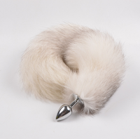 Porte-clés en vraie fourrure de renard, nouveau, garniture en or véritable, queue de renard blanc, accessoire, 2020