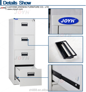 Alta qualidade pendurado <span class=keywords><strong>A4</strong></span> pasta móveis de aço 4 gavetas do armário à venda Personalizado Fácil Montar Escritório Aço Armazenamento - Product Image 4