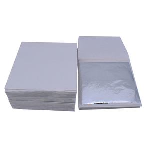 Foglia d'Argento Imitazione di Alta Qualità, Foglia d'Oro Imitazione Taiwan, 8 x 8,5 cm, 500 Fogli per Confezione - Product Image 2