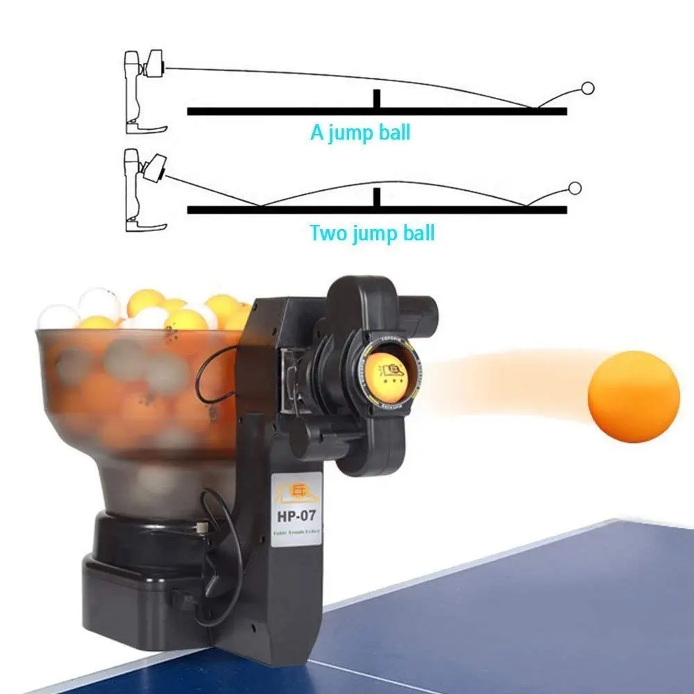 Robot de Tennis de Table 36W, Machine d'entraînement avec commutateur automatique pour tennis de table