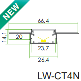 <span class=keywords><strong>Profilo</strong></span> LED da Parete, <span class=keywords><strong>Profilo</strong></span> Angolare in Gesso, <span class=keywords><strong>Profilo</strong></span> Piatto in Alluminio - Product Image 5