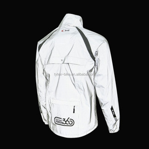 Chaqueta <span class=keywords><strong>de</strong></span> <span class=keywords><strong>ciclismo</strong></span> reflectante impermeable visión nocturna 360 - Product Image 4