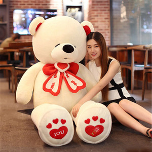 Peluche Gigante Morbido a Forma di Orso con Scritta '<span class=keywords><strong>Ti</strong></span> <span class=keywords><strong>Amo</strong></span>', Regalo per Fidanzata, San Valentino - Product Image 4