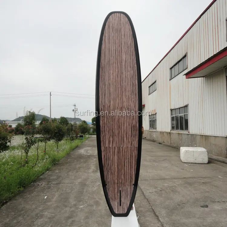 Billige Holzmaserung sup Stand Up Paddle Board Paddle Surfbrett Stand Up Surf the Wave Sup Board