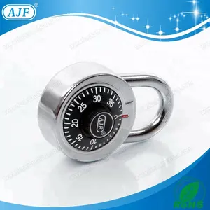 AJF di alta qualità 50mm quadrante combinazione lucchetto con chiave