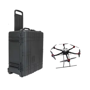 Nhựa xe đẩy va li bánh lưu trữ cứng UAV hộp