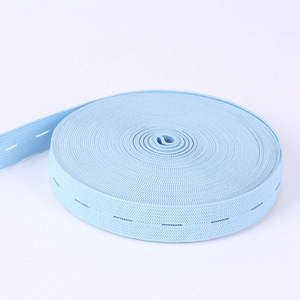 Sangle élastique tricotée à oeillet réglable en polyester pour vêtement, bande élastique boutonnière bon marché pour vêtements de maternité - Product Image 1