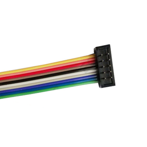 UL2651 28AWG Радужные плоские ленточные кабели 2*5P 10pin 2,54 Pitch IDC коннектор бытовой техники электронный ПВХ нейлоновый жгут проводов - Product Image 3