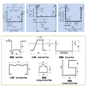 रोल पूर्व मशीन बनाने प्रोफाइल drywall सीडी और यूडी प्रकाश गेज इस्पात तैयार मशीन - Product Image 6
