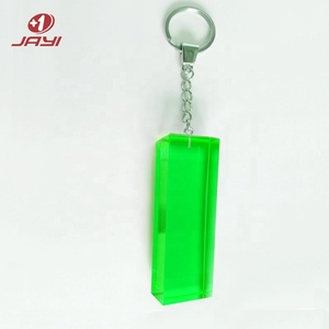 Weibci — <span class=keywords><strong>porte</strong></span>-clé en bloc acrylique, personnalisé, à faire soi-même, premium, blanc, imprimé - Product Image 1