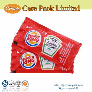 Özel baskı gıda sınıfı düz çanta boş alüminyum folyo ketçap paketleri - Product Image 2