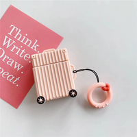 Mini étui AirPods 2 en Silicone, design cartoon mignon, boîtier de chargement pour écouteurs, coque de protection
