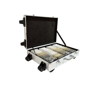 Nhà Máy Giá nhôm hiển thị hộp Acrylic bán lẻ truy cập Mẫu Hộp gạch cầu thang hiển thị trường hợp thẻ hiển thị trường hợp mẫu trường hợp - Product Image 2