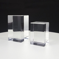 Bloc de verre cristallin transparent vierge de haute qualité Honor of Crystal pour sublimation