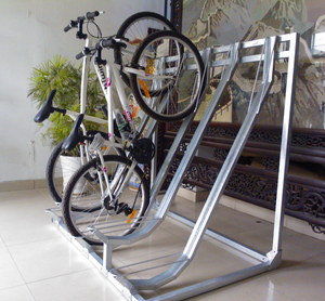 Abay — support <span class=keywords><strong>vertical</strong></span> pour vélo, support de bicyclette, double, pour stationnement et <span class=keywords><strong>garage</strong></span>, nouveau design - Product Image 6