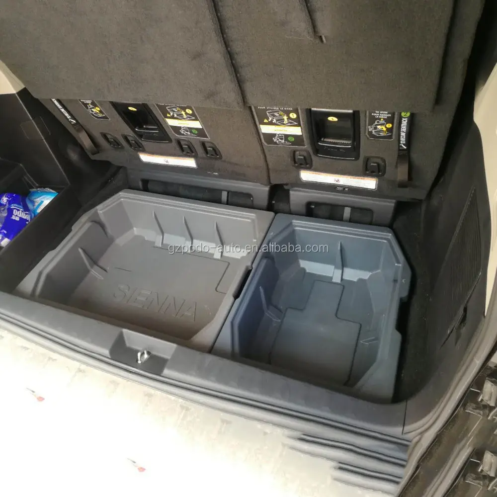 Органайзер для багажника автомобиля, коробка для хранения для Toyota Sienna 2011-2018, аксессуары