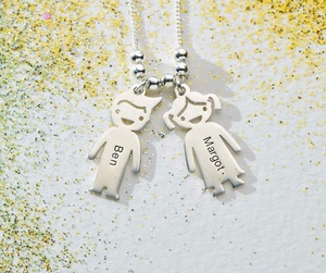 Collana per la mamma, Collana con <span class=keywords><strong>il</strong></span> <span class=keywords><strong>mio</strong></span> <span class=keywords><strong>nome</strong></span>, Collana della famiglia - Product Image 5