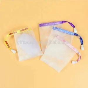 Harga pabrik sabun berbusa gelembung pita tas jaring kecil dapat dicetak atau tidak dicetak - Product Image 1
