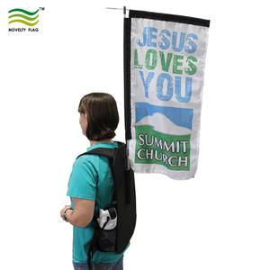 لافتة إعلانية مخصصة على شكل قطرة ماء مزدوجة الجانب مع أعلام طائرة للإعلان الخارجي والترويج - Product Image 2