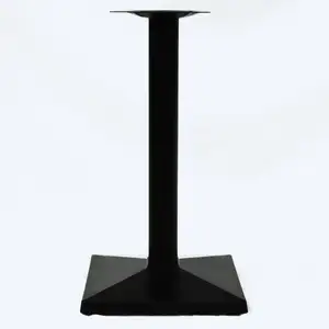 Base de mesa de Material compuesto negro, fondo cuadrado moderno, estilo, superventas