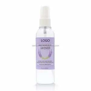 Etiqueta privada natural aromática puro óleo essencial de lavanda e spray de sono profundo