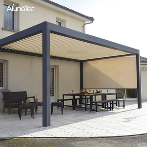 Apertura de techo Pavilion Pergola Bioklimatik pérgola de aluminio jardín motorizado bioclimática Pergola - Product Image 2