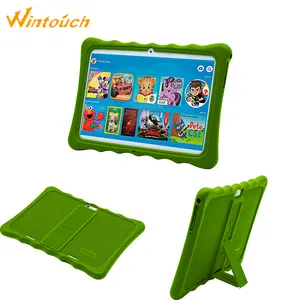 Tablet Pc Anak Quad Core, Game Anak-anak Android 10.1 Inci, Unduh Gratis Tablet Pc Belajar Rumah Kelas Online dengan 5G Wifi