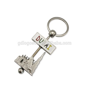 Llavero personalizado de Dubái, minillavero personalizado con letras 3D esmaltadas, de material de Dubái - Product Image 3