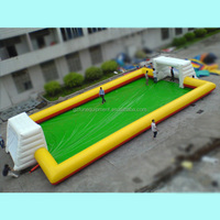 Ballons colorés 2019, terrain de football gonflable pour enfants, terrain de football de jardin