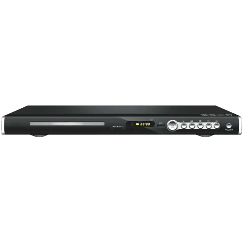 حار بيع DVD-TKB366 كامل معدن المنزل مشغل ديفيدي مع جهاز التحكم عن بعد الصمام عرض SD USB HD