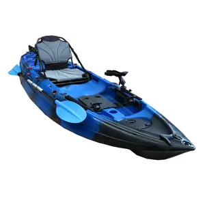 Almacenamiento de una sola gota de pesca, Kayak de carreras de plástico de 10,8 pulgadas, para pesca, Océano, puntada, Kayak de gota