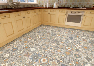 Kaymaz dekoratif çini çimento karo el yapımı fayans banyo fayansı 20x20 - Product Image 3