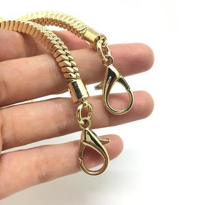 Chaîne décorative pour <span class=keywords><strong>sac</strong></span> à main, accessoire de portefeuille, anneaux dorés, chaîne <span class=keywords><strong>en</strong></span> métal, vente <span class=keywords><strong>en</strong></span> gros, - Product Image 1