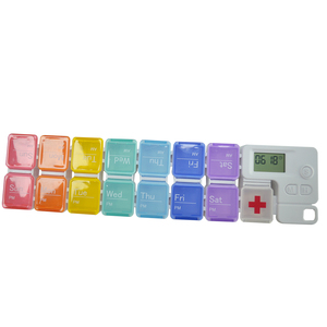 TE04 <span class=keywords><strong>Nouveau</strong></span> Produit Multifonctionnel Médecine Minuterie Boîte À Pilules Avec Serrure <span class=keywords><strong>Tetris</strong></span> électronique boîte à pharmacie/portable boîte de médecine - Product Image 4