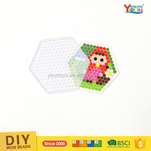 5mm Yirun Piccolo Hexagon kit fai da te per bambini <span class=keywords><strong>montessori</strong></span> hama CT-0023J stiratura perline - Product Image 1