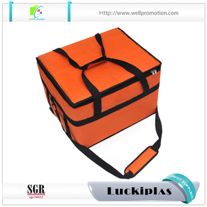 Cinta de poliéster de encargo latas refrigerador aislado bolsa de almuerzo térmica de alimentos congelados - Product Image 3