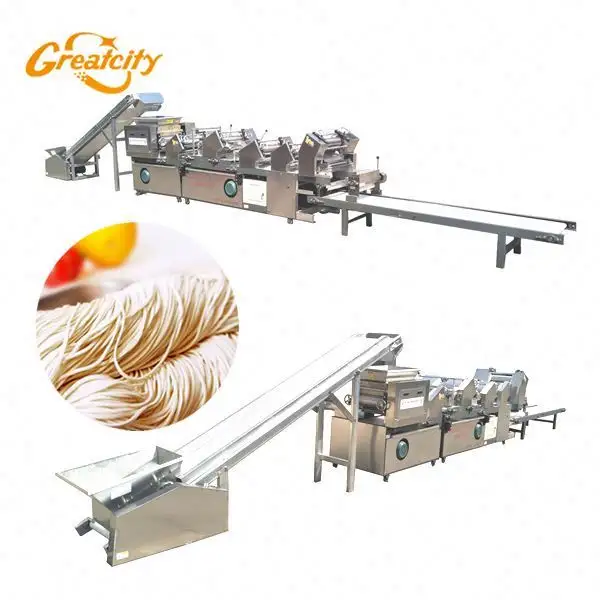 10 Jahre Alibaba Gold Suppler Automatische Dampf Vermi celli Maker Verarbeitung Frische Nudeln Herstellung Instant Reis Nudel Extruder Maschine