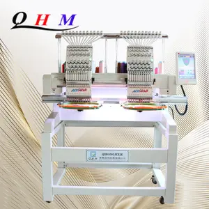 Renascentista computador bordado máquina preço na china 2 cabeças bordado máquina