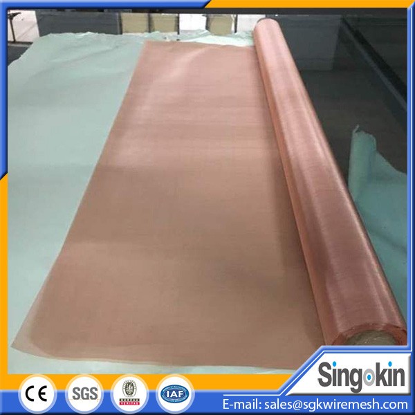 Высокое качество 200 mesh brass wire mesh Red Copper Wire Mesh